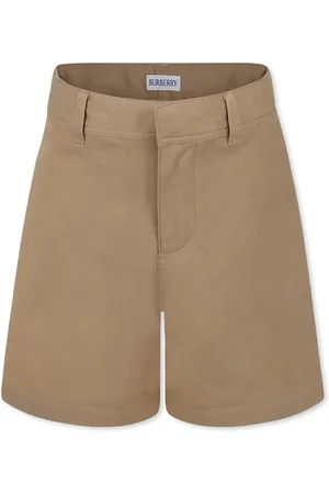 Burberry Shorts For Baby Boy With Embroidered Logo
