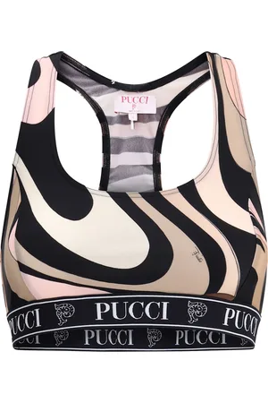 Puccini Marble Print Sports Top