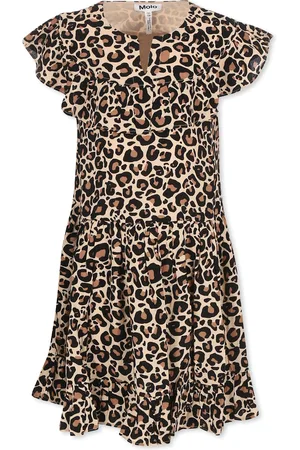 Molo Dress For Girl With Spotted Print