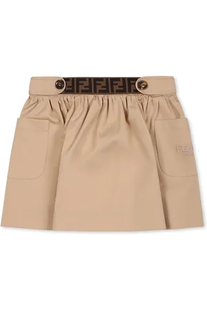 Fendi Skirt For Baby Girl With Logo