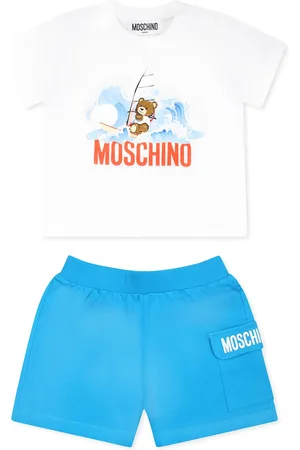 Moschino Suit For Baby Boy With Teddy Bear