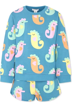 Stella McCartney Suit For Girl With Seahorses