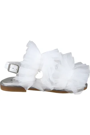 MONNALISA Sandals For Girl With Tulle Bow