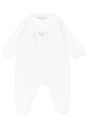 Emporio Armani Babygrow For Baby Boy With Eagle