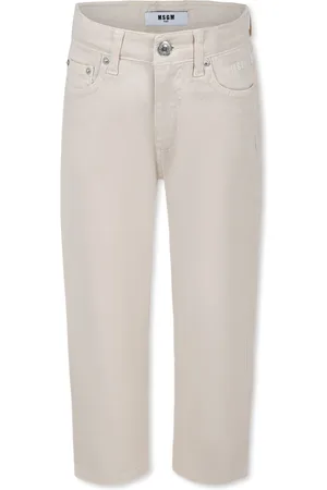 Msgm Jeans For Boy With Logo