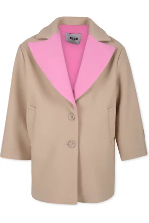 Msgm Coat For Girl With Logo