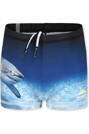 Molo Swim Shorts For Boy With Shark Print