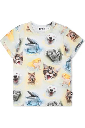 Molo T-shirt For Babykids With Animals