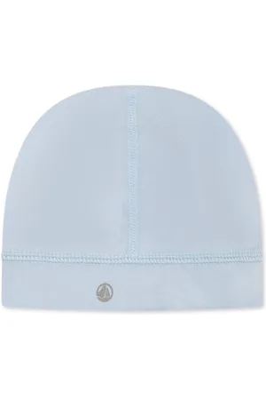 Petit Bateau Light Blue Hat For Baby Boy With Logo