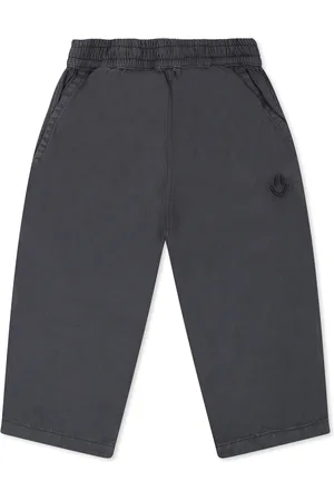 Molo Grey Trousers For Babykids With Logo