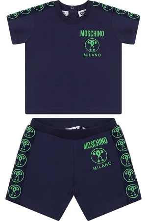 Moschino Suit For Baby Boy With Logo