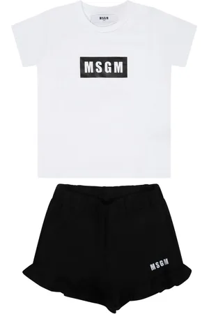 Msgm Set For Baby Girl With Logo