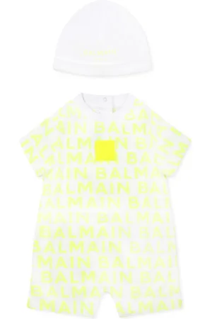 Balmain Romper For Babykids With Logo
