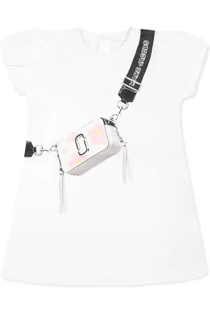 Marc Jacobs Dress For Baby Girl With Bag Print