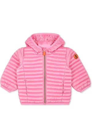 save the duck Down Jacket For Baby Girl With Logo