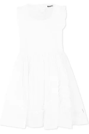 Molo Dress For Girl With Flower