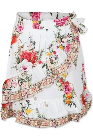 Camilla Skirt For Girl With Floral Print