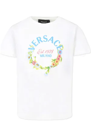VERSACE T-shirt For Girl With Logo