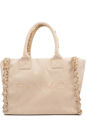 Pinko Cotton Tote Bag With Logo
