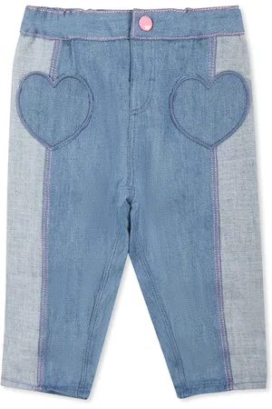 Billieblush Jeans For Baby Girl With Logo
