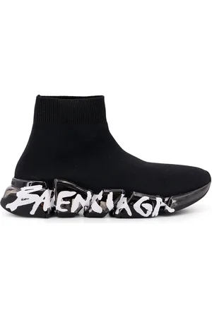 Balenciaga Speed 2.0 Graffiti Recycled Knit Sneaker
