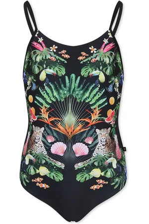 Molo Swimsuitfor Girl With Leopard Print