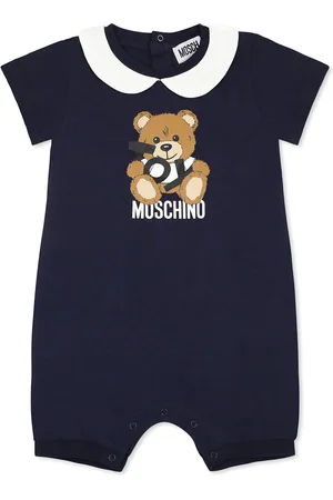 Moschino Romper For Baby Boy With Teddy Bear