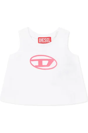 Diesel Tank Top For Baby Girl With Logo