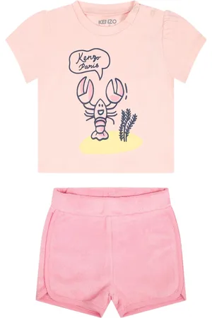 Kenzo Sporty Suit For Baby Girl With Printing