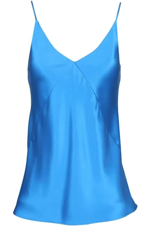 Max Mara Spaghetti Strap Satin Top