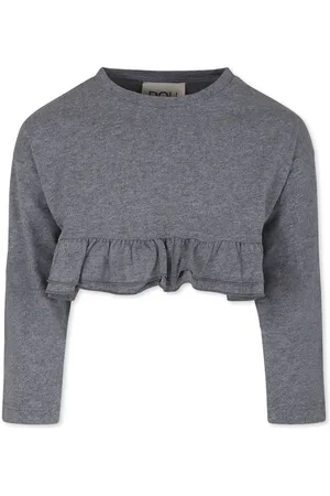 DOUUOD Crop T-shirt For Girl With Logo