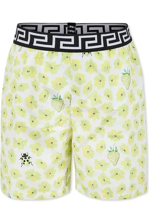 VERSACE Swim Shorts For Boy With Floral Print