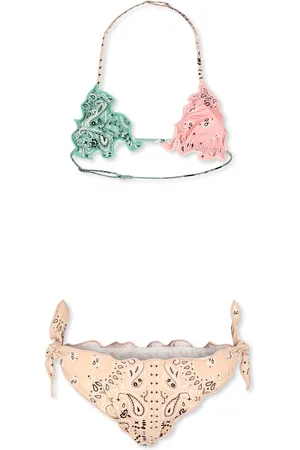 MC2 SAINT BARTH Bikini For Girl With Paisley Print