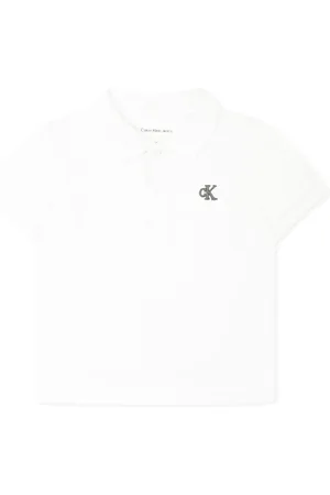 Calvin Klein Polo Shirt For Baby Boy With Logo