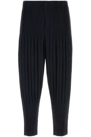 Issey Miyake Midnight Blue Polyester Pant