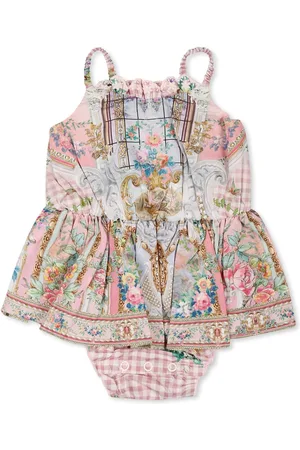 Camilla Dress For Baby Girl With Floral Print