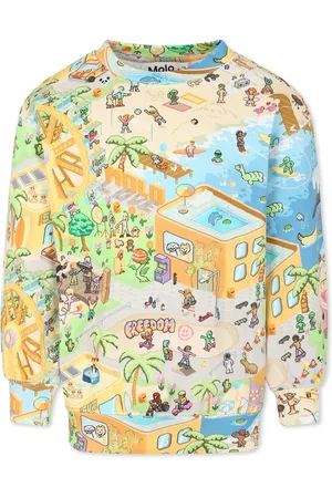 Molo Sweatshirt For Boy With Beach