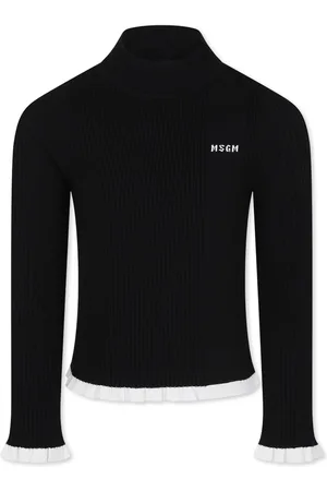 Msgm Turtleneck For Girl With Logo