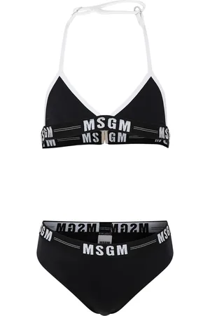 Msgm Bikini For Girl With Logo