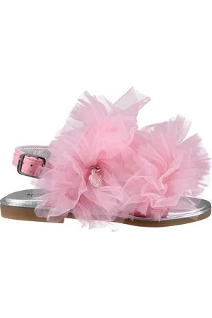 MONNALISA Sandals For Girl With Tulle