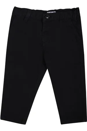 Emporio Armani Trousers For Baby Boy With Logo