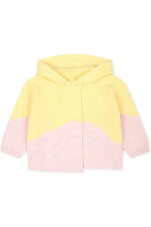 Stella McCartney Pink Cardigan For Baby Girl With Star