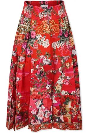 Camilla Skirt For Girl With Floral Print