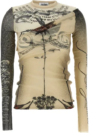 Jean Paul Gaultier Double Layer Tulle Top