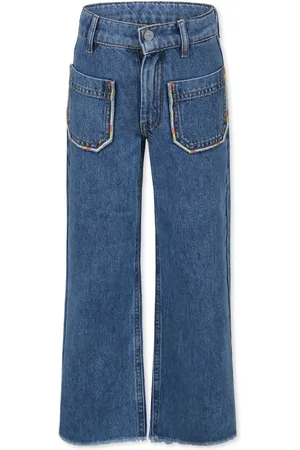 Sonia Rykiel Enfant Jeans For Girl With Logo