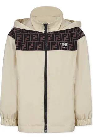 Fendi Windbreaker Jacket For Kids With Ff