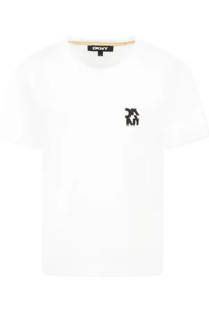 DKNY T-shirt For Girl With Black Logo