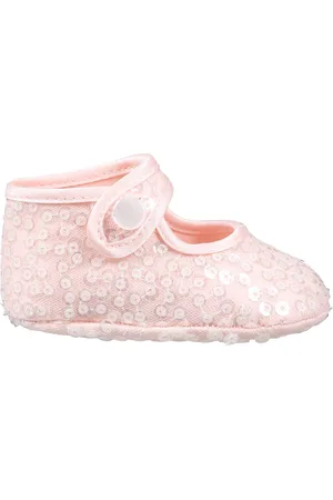 MONNALISA Flat Shoes For Baby Girl With Sequins