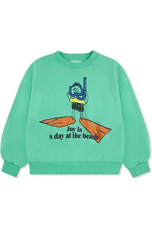 Bobo Choses Sweatshirt For Kids With Diver Print
