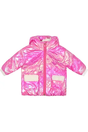 Billieblush Metallic Pink Padded Coat For Baby Girl